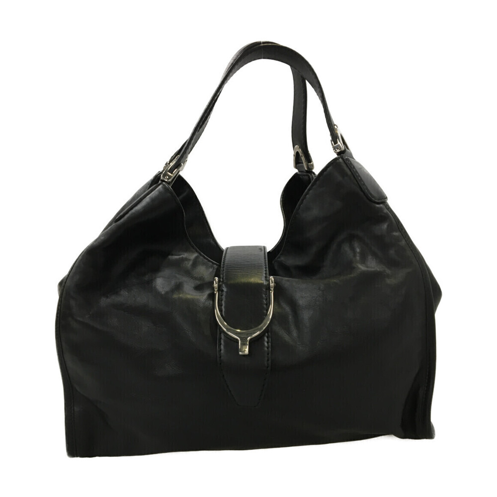 Gucci Soft Stirrup Shoulder Bag Black
